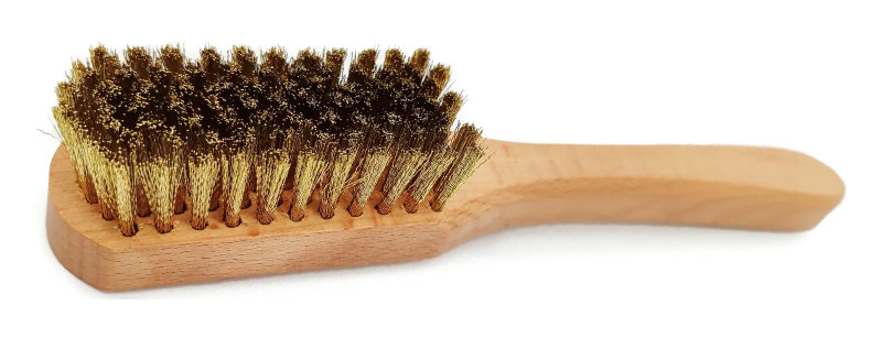 Drahtbuerste mit Messingborsten