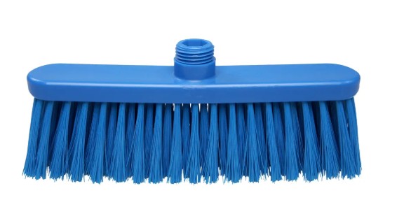 Blauer PPT Kunststoff Hygienebesen