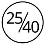 25 / 40 mm