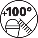 Hitzebeständig bis über 100° Grad