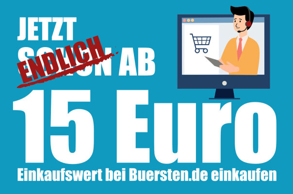 Gute Nachrichten: Unser Mindestbestellwert endlich auf 15 Euro reduziert! 🎉 - Gute Nachrichten: Unser Mindestbestellwert endlich auf 15 Euro reduziert! 🎉