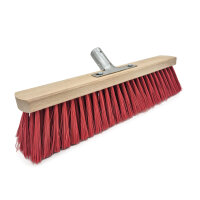 Saalbesen, PET Kunstfaser rot, 400 mm, mit 24 er...