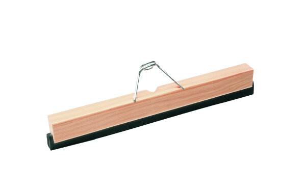 Wasserschieber,400 mm, Holz, Schwammgummi