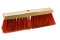 Straßenbesen, 400 mm, Sattelholz, PET Kunstfaser rot