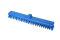 Schrubber, 400 x 50 mm, Polyester (PBT) 0.50, blau mit Außengewinde