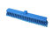 Besen, 400 x 50 mm, Polyester (PBT) 0.30, geschlitzt, blau mit Außengewinde