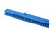 Besen, 570 x 60 mm, Polyester (PBT) 0.30, geschlitzt, blau mit Außengewinde