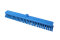 Besen, mittelhart, 570 x 60 mm, Polyester (PBT) 0.50, mittelhart, blau mit Außengewinde