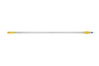 Stiele mit Standardgriff, Aluminium, 1500 x 25 mm, gelb...