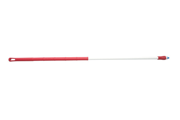 Ergonomische Stiele, Glasfaser/Fiberglass 1500 x 32 mm, rot, mit Außengewinde