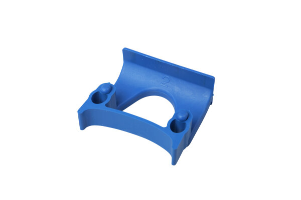 Halter, groß, DU 28 - 38 mm, blau