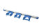 Wandhalterungssystem, 500 mm, 2 kleine Halter + 1 großer Halter, blau