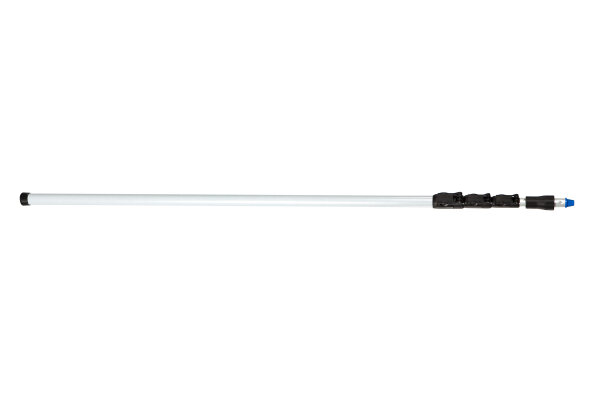 Teleskopstiele extra stark, 1600-5300x34mm, extra stark, weiß mit Außengewinde (6-Kant)