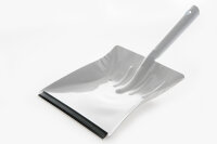 Kehrschaufeln, Metall, mit Lippe, weiß