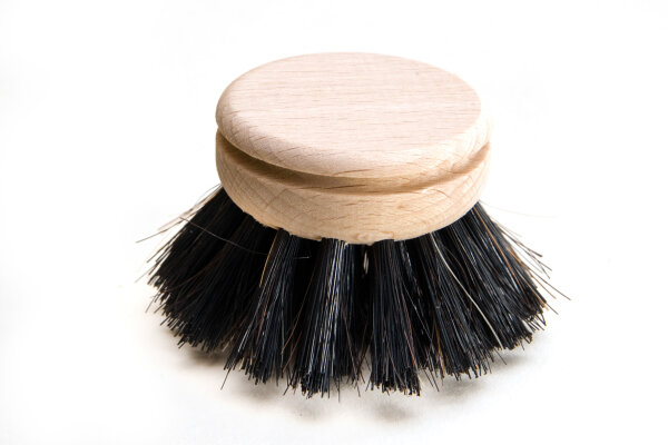 Spülbürsten-Ersatzköpfe, Holz, Naturhaar, klein, Ø 40 mm