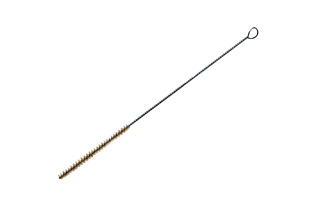 Strohhalmbürste 240 mm – Ø 6 mm, Borste hell, Länge, Öse, 2,25 €