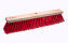 Straßenbesen, 600 mm, Sattelholz, PET Kunstfaser rot "Bauernlob"