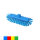 Schrubber, halbrund, 285 x 130 mm, Polyester (PBT) 0.50, Außengewinde, versch. Farben