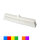 Besen, 400 x 50 mm, Polyester (PBT) 0,20, weiß, sehr weiche Borsten mit Außengewinde
