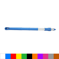 Ergonomische Stiele, Aluminium, 650 x 32 mm, Außengewinde (6-Kant)