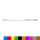 Ergonomische Stiele, Aluminium, 650 x 32 mm, Außengewinde (6-Kant)