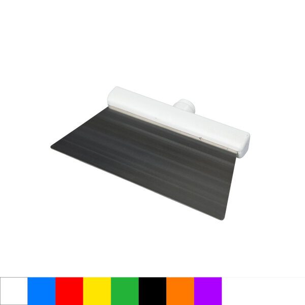 Edelstahl Bodenschaber, 270 x 110 mm, 1,5 mm, hart, Edelstahl 304, Außengewinde