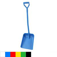 Ergonomische Schaufel, einteilig, kurzer Stiel, 330 x 380 x 1120 mm, PPN