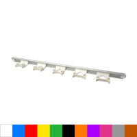 Wandhalterungssystem, 900 mm, 3 kleine Halter,und 2...
