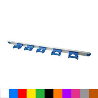 Wandhalterungssystem, 900 mm, 3 kleine Halter,und 2...