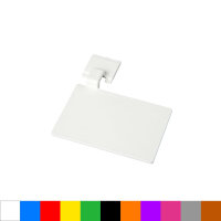 Beschriftungsschild, für Wandschiene, versch. Farben