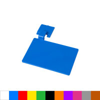 Beschriftungsschild, für Wandschiene, versch. Farben