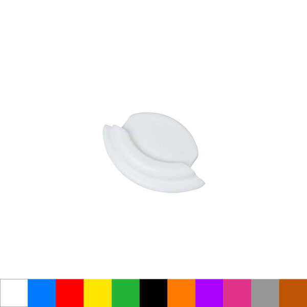 Ersatz-Endkappe für Wandschiene, versch. Farben