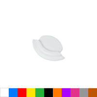 Ersatz-Endkappe für Wandschiene, versch. Farben