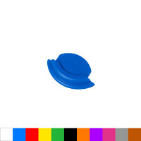 Ersatz-Endkappe für Wandschiene, versch. Farben
