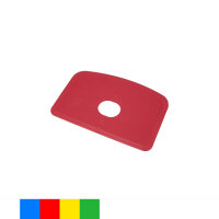 Teigschaber, 146 x 98 mm, Polypropylen, mit Loch, voll...