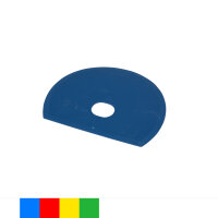Teigschaber, 160 x 125 mm, Polypropylen, mit Loch, voll...