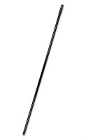 Besen und Kehrschaufel Set 4-teilig – Besen & Stiel, Handfeger & Metall-Kehrschaufel, PET schwarz/weiß