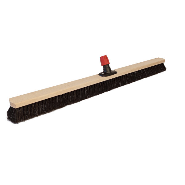 Saalbesen, Naturhaar, 1000 mm, mit Universalstielhalter mit Überwurfmutter Ø 28 mm