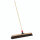 Saalbesen, Naturhaar, 600 mm, Universalstielhalter mit Überwurfmutter Ø 24 mm, mit 1400 mm Holzstiel Ø 24 mm