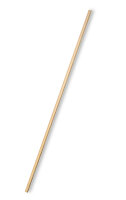 Saalbesen, PET Kunstfaser rot, 600 mm, Universalstielhalter mit Überwurfmutter Ø 24 mm, mit 1400 mm Holzstiel Ø 24 mm