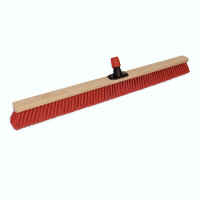 Saalbesen, PET Kunstfaser rot,1000 mm, mit...