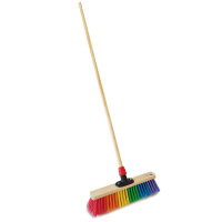 Saalbesen, "Regenbogen", PET-Farbmix, 400 mm,...