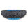 Waschbürste, 260 x 85 mm, schwarz/hellblau, PBT 0.30 mm geschlitzt, Borstenlänge 55 mm, mit Wasserdurchlauf