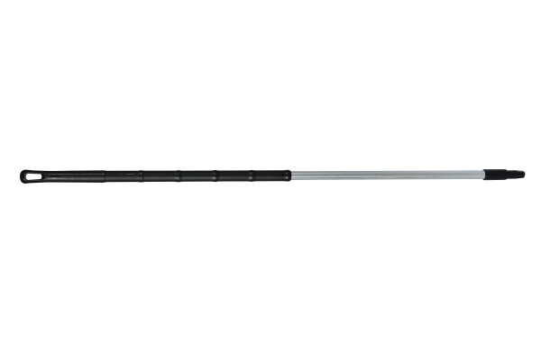 Aluminiumstiel, 1500 x 32 mm, ergonomisch, schwarz, mit Innengewinde