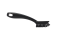 Schmale Allzweckbürste, 200 x 12 mm, PBT 0.30 mm, Borstelänge 15 mm, schwarz