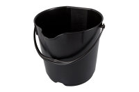 Eimer, 15 Liter, Polypropylen, sehr stabil, schwarz