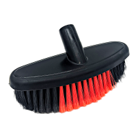 Waschbürste mit Wasserdurchlauf, rot