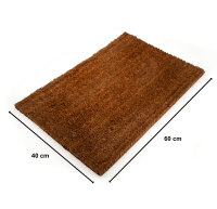 Rahmenmatte, Kokos, natur, 400 x 600 mm, 17 mm dick