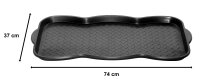 Boot Tray, schwarz, 740 x 370 mm