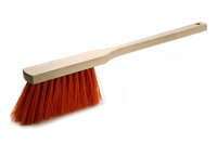 Handfeger, 430 mm, PET Kunstfaser rot, Naturholz
